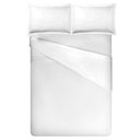 Ver imagem 3 de Jogo de Cama 100% Algodão Queen Size Liso 180 Fios Nova América:branco