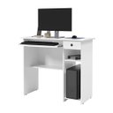 Ver imagem 2 de Mesa Computador Quarto Escritorio Viena 1 Gaveta