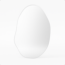 Ver imagem 4 de Espelho Grande Organico Lapidado Decorativo Sala Hall Parede 70x50 Cm Moderno C/ Suporte