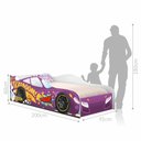 Ver imagem 2 de Cama Carro Vrooom Roxo Solteiro