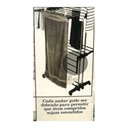 Ver imagem 5 de Varal de Chão 3 Andares Aço Inox Móvel e Dobravel - Prateado