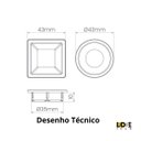 Ver imagem 4 de Kit10 Spot Led Redondo Sobrepor Embutir P/ Móveis Nichos:branco Frio/preto