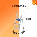 Ver imagem 2 de Escada de Alumínio com 3 Degraus e Apoio