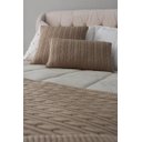 Ver imagem 5 de Peseira Tricô Cordas Forrada Pelo Sherpa Telha