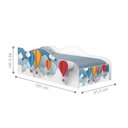 Ver imagem 5 de Cama Solteiro Infantil Cama Balão com Colchão MDF Branco Casah