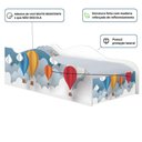 Ver imagem 2 de Cama Solteiro Infantil Cama Balão com Colchão MDF Branco Casah