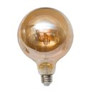 Ver imagem 3 de Kit 2x Lâmpadas de Filamento Led Globo G125 4w Ambar 2200k Bivolt