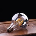 Ver imagem 2 de Kit 2x Lâmpadas de Filamento Led Globo G125 4w Ambar 2200k Bivolt