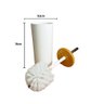 Kit Conjunto Banheiro Bambu Branco Lavabo Lixeira 5 Litros Completo 6 Peças - 4