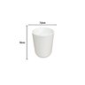 Kit Conjunto Banheiro Bambu Branco Lavabo Lixeira 5 Litros Completo 6 Peças - 5