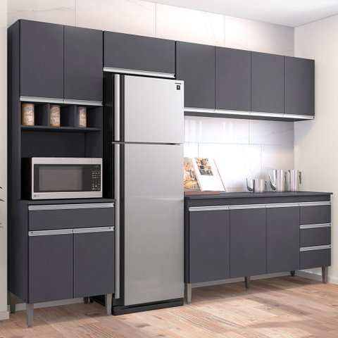 Conjunto Cozinha Andreia 280cm Ajl Móveis