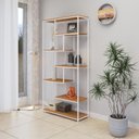 Ver imagem 5 de Estante Brooklyn Alta 07 Prateleiras 182x90x30cm