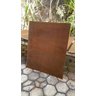 Chapa de aço corten oxidada 100x120cm - 1