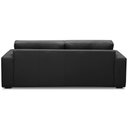 Ver imagem 6 de Sofá 3 Lugares para Sala de Estar Living 205cm Vienne L06 Couro Preto - Lyam Decor