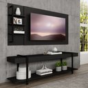 Ver imagem 1 de Rack Painel Tv 50 Polegadas Ohio Carraro Preto