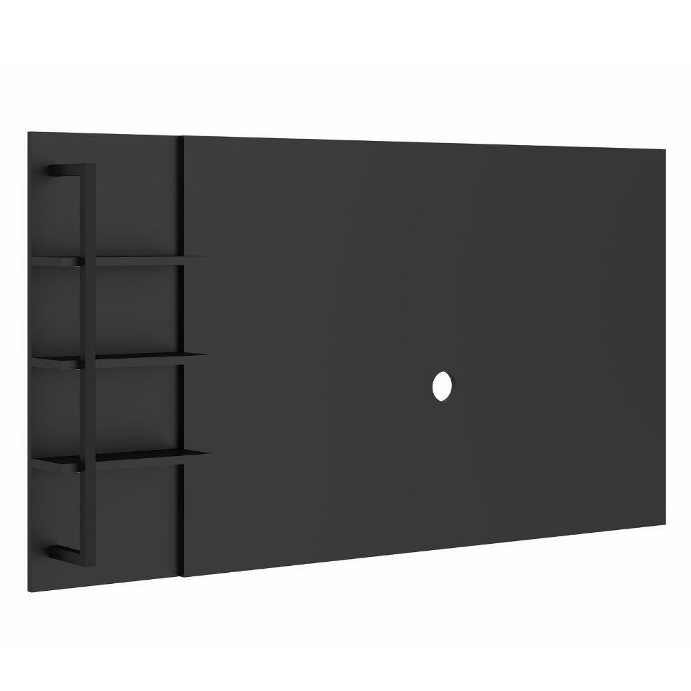 Rack Painel Tv 50 Polegadas Ohio Carraro Preto - 8