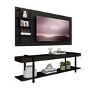 Ver imagem 6 de Rack Painel Tv 50 Polegadas Ohio Carraro Preto