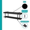 Ver imagem 4 de Rack Painel Tv 50 Polegadas Ohio Carraro Preto