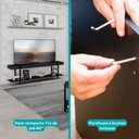 Ver imagem 5 de Rack Painel Tv 50 Polegadas Ohio Carraro Preto