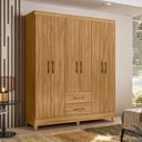 Ver imagem 3 de Guarda Roupa Casal Panamá 6 Portas Freijó Moval