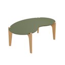 Ver imagem 1 de Mesa de Centro Sala de Estar Florida 1,05m Verde Floresta/freijó - Lukaliam Móveis