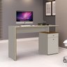 Conjunto Escrivaninha Balcão Office Multiuso Off White Freijó - 6