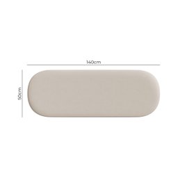 Painel Cabeceira Amaú de Parede Veludo Kit Montagem Incluso - 3