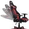Cadeira Gamer Reclinável Moobx Nitro com Almofada para Pescoço e Lombar - Preto/vermelho - 2