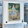 Quadro A Menina Com Um Aro Auguste Renoir:150x100/BORDA INFINITA - 8