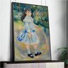 Quadro A Menina Com Um Aro Auguste Renoir:150x100/BORDA INFINITA - 5