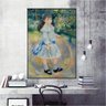 Quadro A Menina Com Um Aro Auguste Renoir:150x100/BORDA INFINITA - 4
