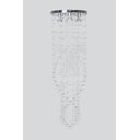 Ver imagem 3 de Luminária Pendente de Cristal Base de Inox 30cm de Diâmetro:1,20m/bivolt