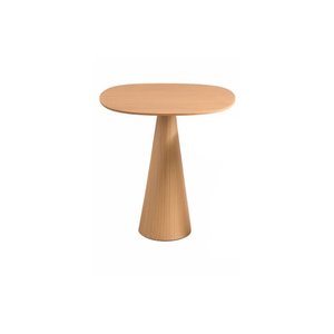 Mesas de Apoio Oslo – Design Orgânico e Minimalismo Sofisticado em Nogueira