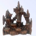 Ver imagem 1 de Escultura 30AX23LX14C Congá p/12 Orixás 10 cm Marrom Resina