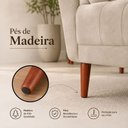 Ver imagem 5 de Recamier 160 cm Reforçada e Confortável para Sala de Estar Bege