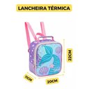 Ver imagem 6 de Kit Mochila Escolar de Rodinhas Holográfica Sereira -seanite