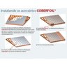 Manta térmica telhado Subcobertura Duas Faces 1m x 50m - COBERFOIL + Fita metalizada - 2