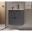 Ver imagem 3 de Gabinete para Banheiro Luiza Suspenso 58cm - Fabribam