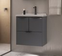 Ver imagem 3 de Gabinete para Banheiro Luiza Suspenso 58cm - Fabribam