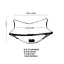 Ver imagem 3 de Gabinete de Vidro com Cuba Quadrada Incolor com Tampo de Vidro 40cm X 40cm Madeira Rustica