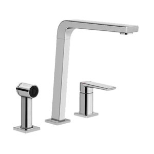 Misturador monocomando para cozinha de mesa com ducha Bistrô Docol
