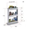 Organizador Multiuso com Rodízio Arthi - 3