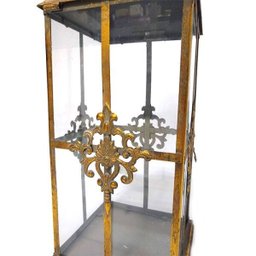 Lanterna De Metal Montemor Dourada 65X21Cm - 2