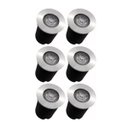 Ver imagem 1 de 6 Embutido Solo 1w Balizador Led Blindado Ip67 Inox Spot Chão Piso