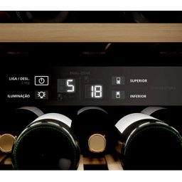 Adega Brastemp Gourmand Dual Zone 51 Garrafas - Bzb51Ae - 4