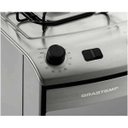Ver imagem 3 de Fogão Brastemp 4 Bocas Cor Inox com Dupla Chama e Grill - Bfs4Gar