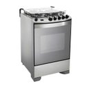 Ver imagem 2 de Fogão Brastemp 4 Bocas Cor Inox com Dupla Chama e Grill - Bfs4Gar