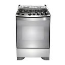 Ver imagem 1 de Fogão Brastemp 4 Bocas Cor Inox com Dupla Chama e Grill - Bfs4Gar