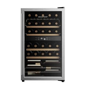 Adega Brastemp Dual Zone 33 Garrafas - Bzb33Be 220V