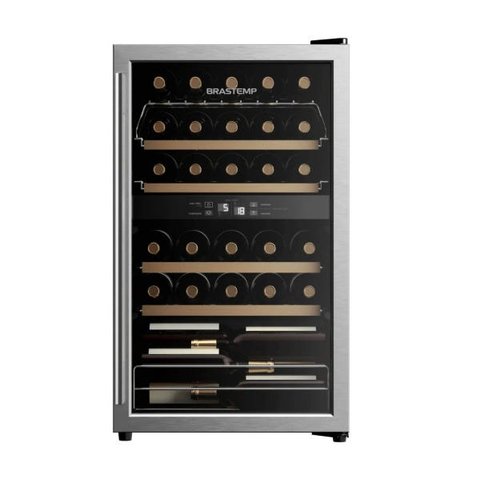 Adega Brastemp Dual Zone 33 Garrafas - Bzb33Be 220V